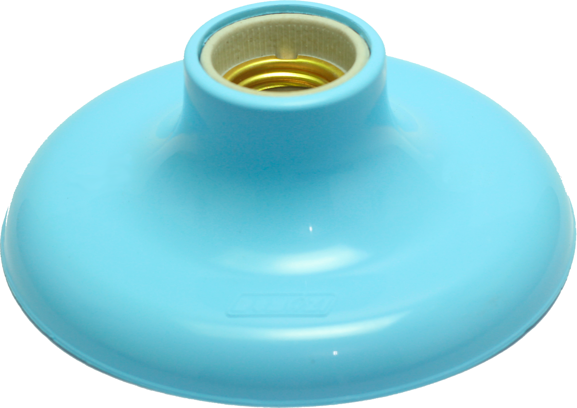 Plafonier para Lâmpada Eletrônica 100W Azul