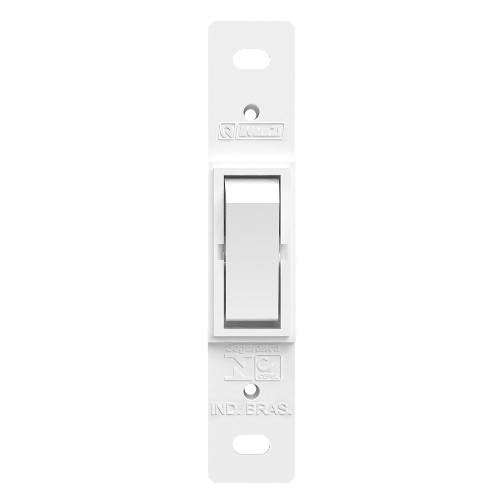 Condulete Interruptor Simples Mignon — Branco