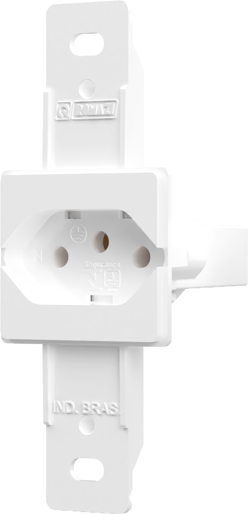 Condulete 1 Tomada 2P+T 10A — Branco